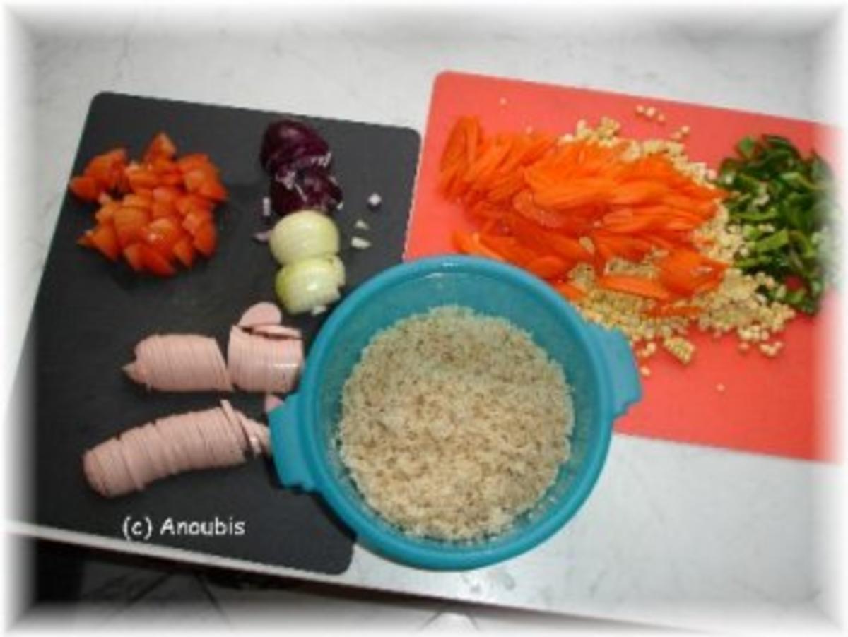 Hauptgericht deftig - Reistopf mit Fleischwurst - Rezept - Bild Nr. 2