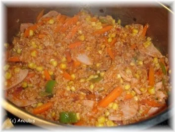 Hauptgericht deftig - Reistopf mit Fleischwurst - Rezept - Bild Nr. 6