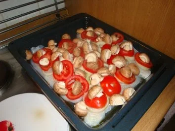 Rezept: Überbackener Pangasius Bild Nr. 3 Überbackener Pangasius - Rezept - Bild Nr. 3