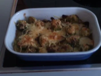 Rosenkohlauflauf - Rezept