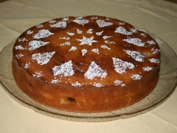 Buttermilchkuchen mit Birnen und Sauerkirschen - Rezept - Bild Nr. 4