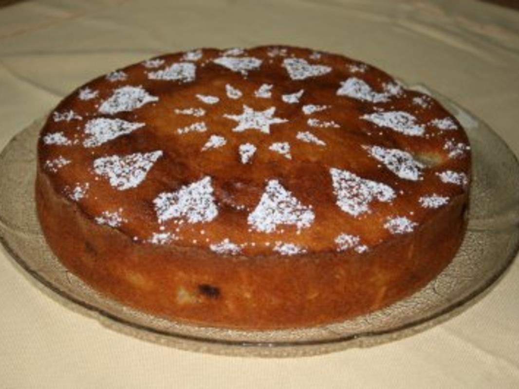Buttermilchkuchen mit Birnen und Sauerkirschen - Rezept - kochbar.de