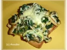 Hauptgericht vegetarisch - Knuspertoast mit Blattspinat - Rezept
