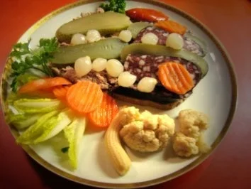 rustikales Quartett zum Abend - Rezept