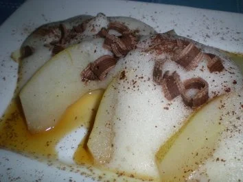 Rezept: Beschwipste Birne mit Glühwein Zabaione Bild Nr. 5 Beschwipste Birne mit Glühwein Zabaione - Rezept - Bild Nr. 5