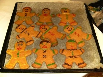 KLEINGEBÄCK - Lebkuchenmänner - Rezept