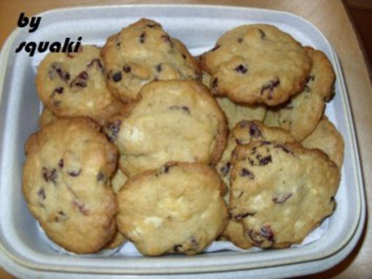 Cookies: Chocolate-Cranberry-Cookies - Rezept von Squaki