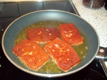 Fleischkäse mit Bratkartoffeln - Rezept - Bild Nr. 4