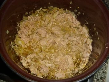 Spaghetti mit Kurkuma-Thunfisch-Sauce - Rezept - Bild Nr. 3