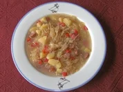 Rezept: Schnelle Sauerkrautsuppe Schnelle Sauerkrautsuppe - Rezept