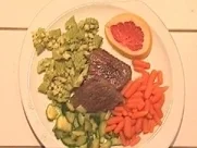 Vogelfilet an Gemüsebett mit Mandelbällchen - Rezept - Bild Nr. 9
