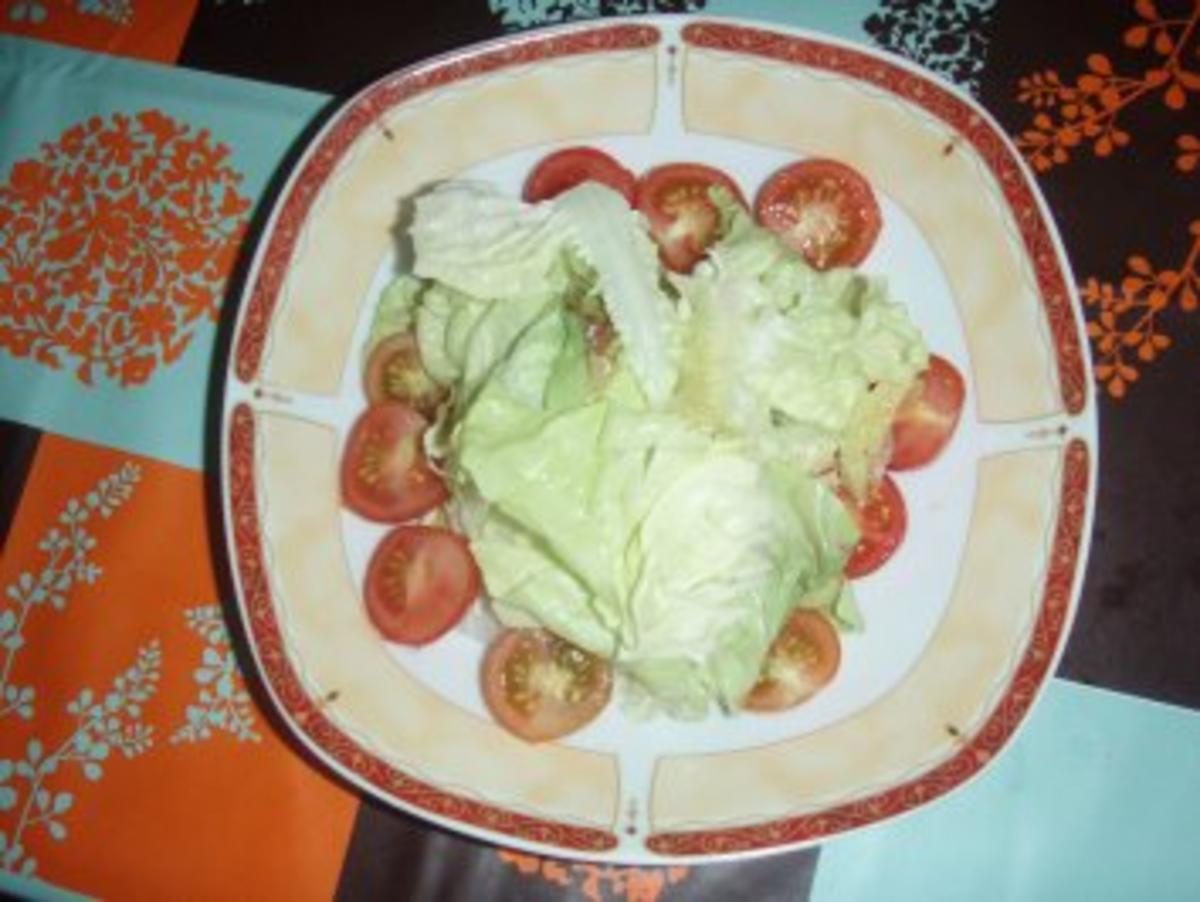 Kürbisrisotto mit Lammkoteletts und ein grüner Salat - Rezept - Bild Nr. 2
