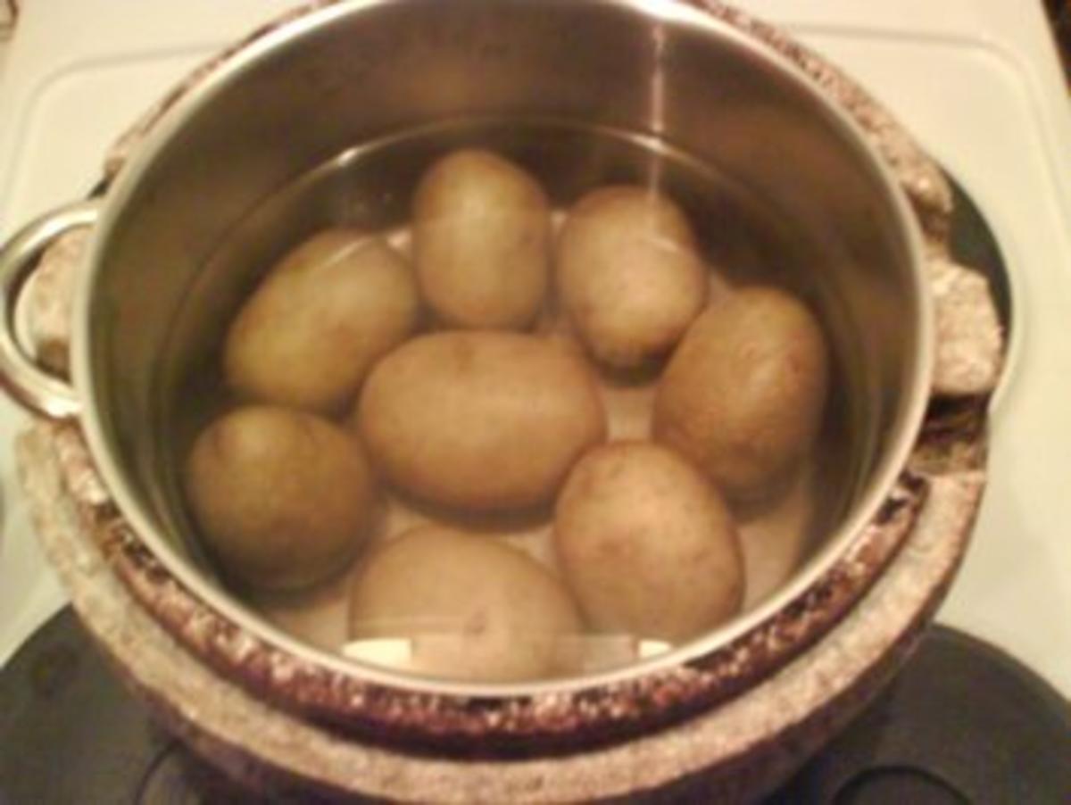 Kartoffeln: Kartoffelgratin mit buntem Mangold und Speck - Rezept - Bild Nr. 2