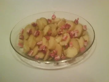 Kartoffeln: Kartoffelgratin mit buntem Mangold und Speck - Rezept - Bild Nr. 5