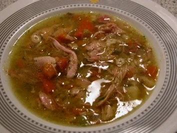 Hühnersuppe aus dem Schnellkochtopf - Rezept