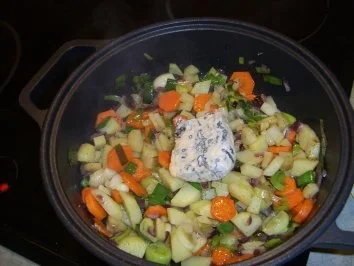 Kartoffel- Käsecremsuppe "Gartens letzter Gemüsegruß" - Rezept - Bild Nr. 6