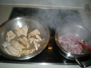 Rezept: Puten Geschnetzeltes in Curry Sahne Sauce Bild Nr. 3 Puten Geschnetzeltes in Curry Sahne Sauce - Rezept - Bild Nr. 3