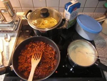 Pastizio oder griechischer Nudelauflauf - Rezept - Bild Nr. 3