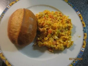 Rezept: Menemen Türkisches Rührei Vegetarisch Menemen Türkisches Rührei Vegetarisch - Rezept