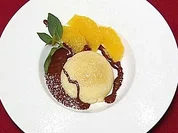 Mozart-Grieß-Kuss an Schokolade - Rezept