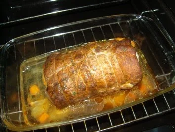 Rezept: Rollbraten aus dem Roemertopf oder Jenaerform Bild Nr. 2 Rollbraten aus dem Roemertopf oder Jenaerform - Rezept - Bild Nr. 2