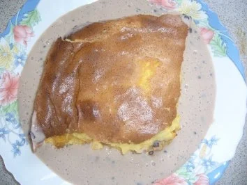 Hauptspeise süß: Apfel-Reis-Gries-Auflauf mit Eihaube überbacken - Rezept - Bild Nr. 3