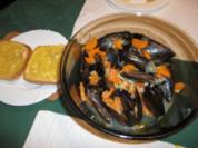 Miesmuscheln in Sherry - Rezept