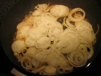 Rezept: Kassler unter Zwiebel- Rösti- Haube Bild Nr. 3 Kassler unter Zwiebel- Rösti- Haube - Rezept - Bild Nr. 3