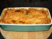 Kassler unter Zwiebel- Rösti- Haube - Rezept