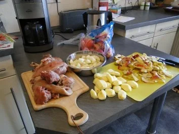 Sauerkraut mit Eisbein mit Fotos) - Rezept