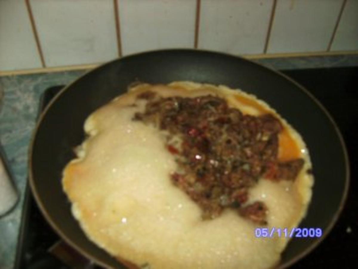 Omelette mit Geflügelleber - Rezept - Bild Nr. 2