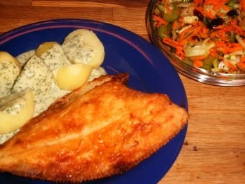 Gebratene Scholle - Rezept