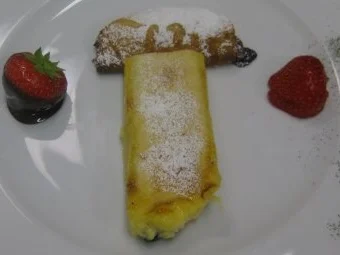 Rezept: Österreichische Topfenförmchen an Bananenhörnchen Österreichische Topfenförmchen an Bananenhörnchen - Rezept