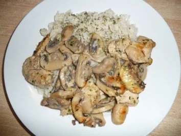 Hähnchenbrustfilet Jäger Art - Rezept