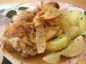 Coq au Cidre avec Calvados - Rezept