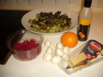 Rezept: Eichblatt-salat mit Kaktusfeigen Eichblatt-salat mit Kaktusfeigen - Rezept