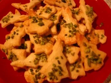 Plätzchen - Pistazienbäume - Rezept
