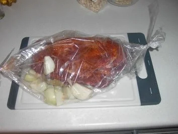 Schweinekammbraten in Zwiebelsauce - Rezept - Bild Nr. 2