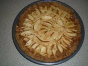 Birnen Tarte mit Amaretti & Marzipan - Rezept