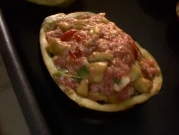 Gefüllte Aubergine - Rezept