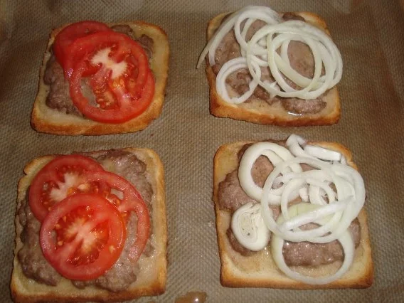 Toastgerichte: Hackfleischtoast - Rezept - Bild Nr. 3