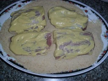 Schweinelende in Senf-Kruste + Petersilienrisotto mit Speck - Rezept - Bild Nr. 3