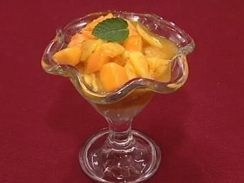 Exotischer Obstsalat mit Zitronensorbet - Rezept