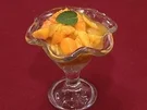 Exotischer Obstsalat mit Zitronensorbet - Rezept