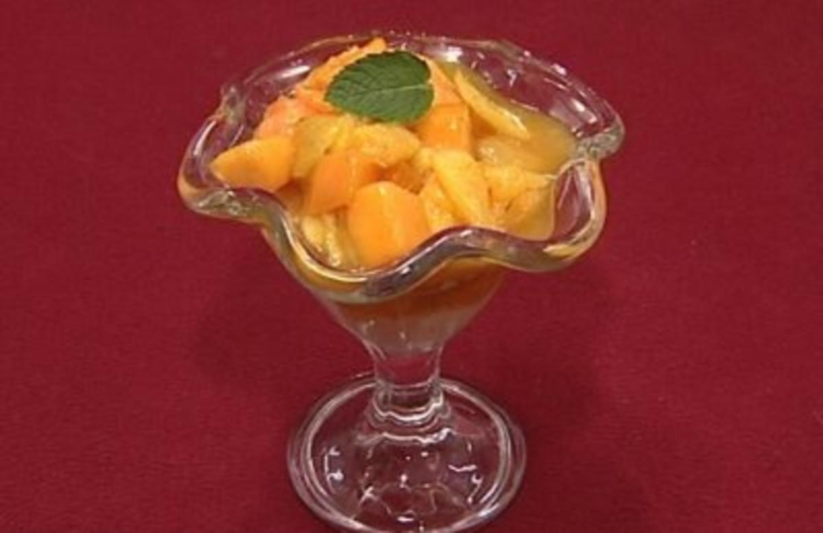 Exotischer Obstsalat mit Zitronensorbet - Rezept Durch Das perfekte
Promi Dinner