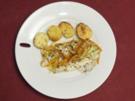 Rezept: Doradenfilet in Pergamentpapier mit Julienne-Gemüse an Rosmarinkartoffeln (Prinz M. Michael) Doradenfilet in Pergamentpapier mit Julienne-Gemüse an Rosmarinkartoffeln (Prinz M. Michael) - Rezept
