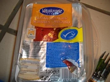 Salat- Mausohrsalat mit Lachsstreifen - Rezept - Bild Nr. 4