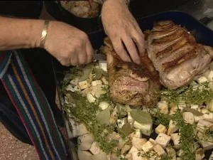 Gefüllte Kalbsbrust - Rezept