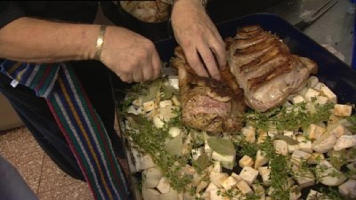 Bilder für Gefüllte Kalbsbrust - Rezept