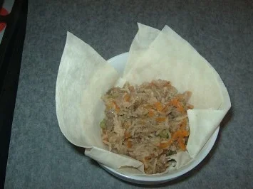 Usie, pikant gefüllte Teigtaschen - Rezept - Bild Nr. 6